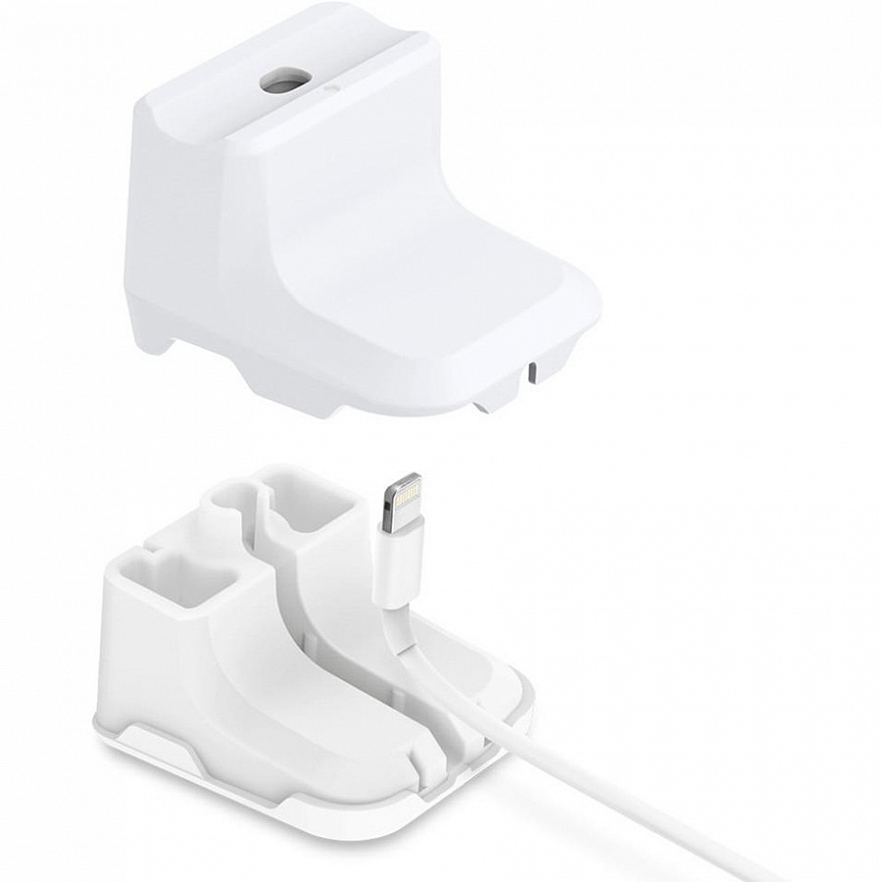 Док-станция Spigen Airpods Stand S313 для Airpods белая (000CD21203)