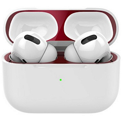 Защитная пластина LAB.C Aegis Metal Shield для наушников AirPods Pro красная