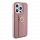 Чехол CG Mobile Guess Grip Stand 4G Saffiano для iPhone 15 Pro розовый