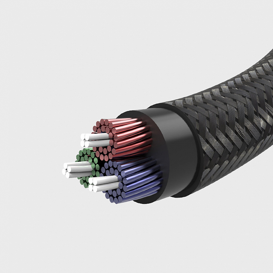 Кабель Ugreen AV112 3.5 mm Male to 3.5 mm Male Cable - 2 метра черный