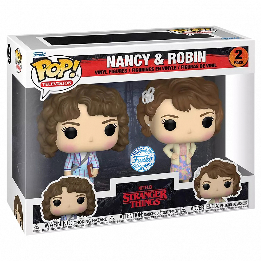 Коллекционная фигурка Funko POP! TV Stranger Things Nancy And Robin (Exc) 2PK 66613