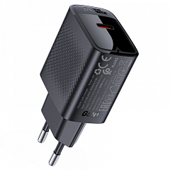 Сетевое зарядное устройство ACEFAST A82 PD20W GaN single USB-C charger с кабелем USB-C - USB