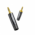 Коннектор Ugreen AV189 (20762) 3.5mm Audio Connector (4 шт) чёрный