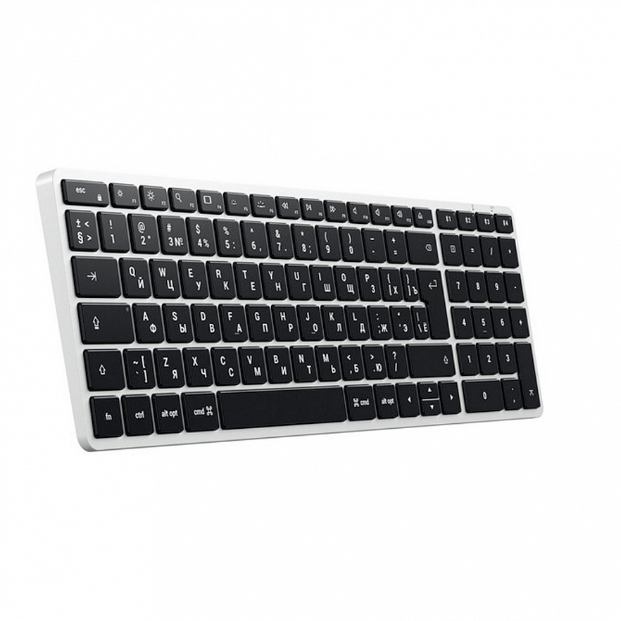 Клавиатура беспроводная Satechi Slim X2 Bluetooth - русская - серебристый