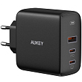Сетевое зарядное устройство Aukey Omnia 90W 3-Port Charger чёрное 
