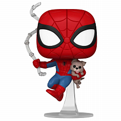 Фигурка Funko POP! Bobble Marvel Spider-Man with Sandwich the Dog (Exc)