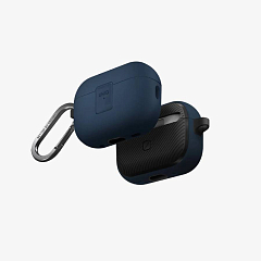 Чехол Uniq CLYDE для Airpods Pro 2 Dove синий/темно серый