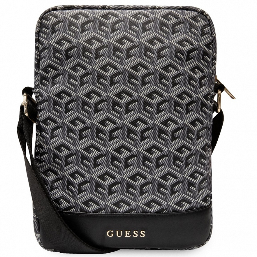 Сумка Guess G CUBE для планшетов 10" чёрная (GUTB10HGCFSEK)