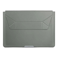 Чехол Uniq Oslo V.2 PU leather Magnetic Laptop sleeve/foldable stand для ноутбуков 14" Lichen Green