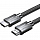 Кабель Ugreen HD135 (70321) 8K HDMI M/M Zinc+Nylon Round Cable (2 метра) серый