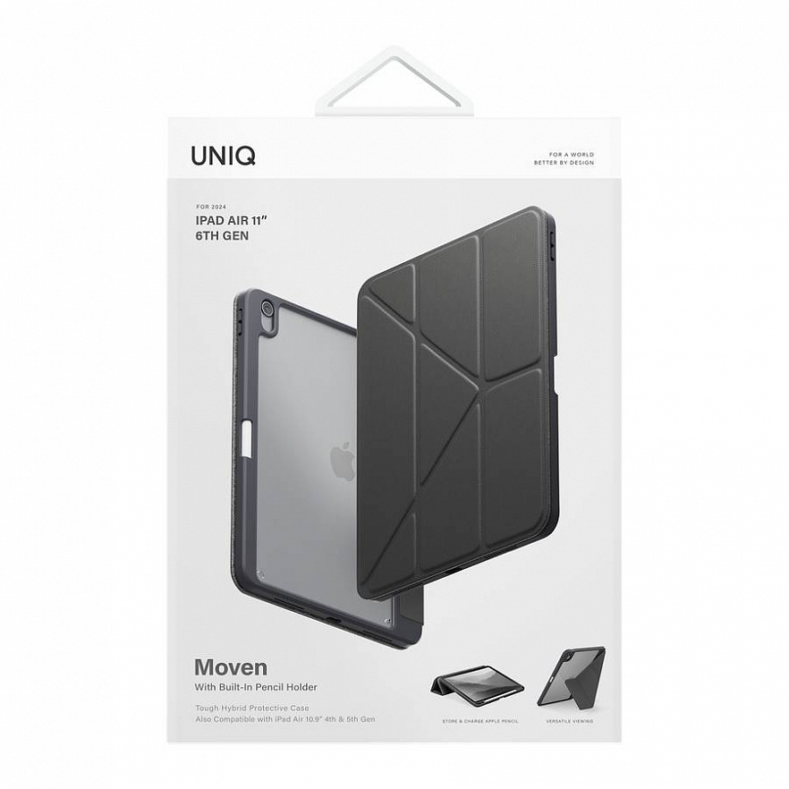 Чехол UNIQ Moven для iPad Air 11 (2024) серый