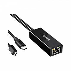 Адаптер UGREEN CR110 (75535) USB-C, Micro USB to RJ45 черный