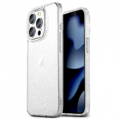 Чехол Uniq LifePro Xtreme для iPhone 13 Pro Max прозрачный с блёстками (Tinsel)