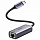 Переходник Ugreen CM483 USB-C to Gigabit Ethernet Adapter серый (40322)
