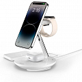 Беспроводное зарядное устройство MAGEASY Power Station Magnetic Wireless белая