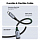 Кабель Ugreen US372 USB-C Male to USB-C Female Braided Extension Cable (1 метр) чёрный (30205)