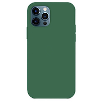 Силиконовый чехол YablukCase Silicone Case для iPhone 12 Pro Max темно зеленый