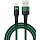 Кабель TFN 8pin Envy (Lightning-USB) нейлон (1,2 метра) зелёный (green)
