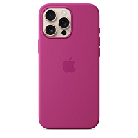 Чехол Apple MagSafe Silicone Case для iPhone 16 Pro Max Фуксия (Fuchsia)