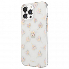 Чехол Uniq COEHL Fleur Pink для iPhone 13 Pro Max розовый
