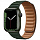 Ремешок EcoLeather Link для Apple Watch 42/44/45 мм тёмно-зелёный (Sequoia Green)