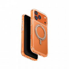 Чехол Uniq Swivix для iPhone 17 Pro с кольцом-подставкой золотой (Magsafe)