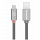 Кабель XtremeMac Lightning to USB Flat LED Cable (1,2 метра) серый космос (XCL-FLD-13) 