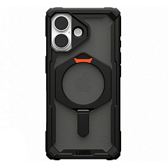 Чехол Uag Plasma XTE для iPhone 17 с MagSafe черно-оранжевый