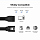 Кабель Ugreen US217 SATA - SATA Data Cable 90° (0,5 метра) чёрный (30797)