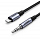 Кабель Ugreen US315 Lightning to 3.5 mm mini jack Cable (1 метр) чёрный (70509)