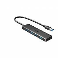 Хаб UGREEN CM219 (35574) 4шт USB 3.0 с USB-C подключением  - кабель 1 м