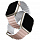 Ремешок Uniq Revix Premium Edition для Apple Watch 42/44/45/49 мм розовый / белый (45MM-REVPBPNKWHT)