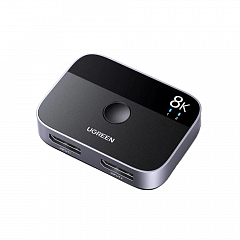 Переключатель двунаправленный UGREEN CM665 (15708) DisplayPort Bi-directional Switch. Цвет: черный