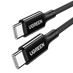 Кабель UGREEN US557 (15277) USB-C to USB-C PD - 2м - черный