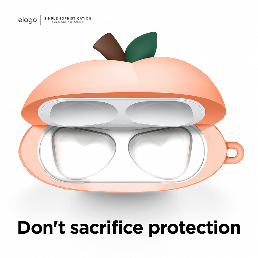 Чехол Elago Peach Case для AirPods 3 персиковый (Peach)