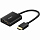 Переходник UGREEN MM102 (16 см) HDMI to VGA Converter with Audio чёрный (40233)