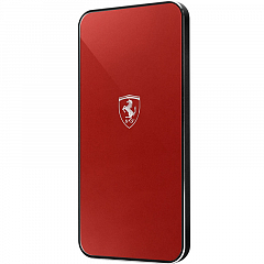 Беспроводное зарядное устройство Ferrari Wireless Charger красное