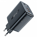 Сетевое зарядное устройство ACEFAST A29 GaN PD50W (2xUSB-C) Fast Charge Wall Charger чёрное (EU)