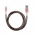 Кабель Ozaki O!tool T-Cable L100 MFI Lightning-USB (1 метр) розовое золото