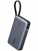 Павербанк UGREEN PB551 (55992B) 145W 20000mAh со встроенным кабелем