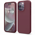 Чехол Elago Soft Silicone Case для iPhone 14 Pro бургундский красный (Burgundy)