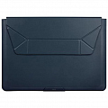 Чехол Uniq Oslo для MacBook Pro 14 (M1/M2, 2021-2023) тёмно-синий (Abyss Blue)