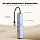 Мульти Хаб UGREEN CM475 (60554) USB 3.0 to 3×USB 3.0 Hub+RJ45 Ethernet Adapter Type-C Power Supply серый