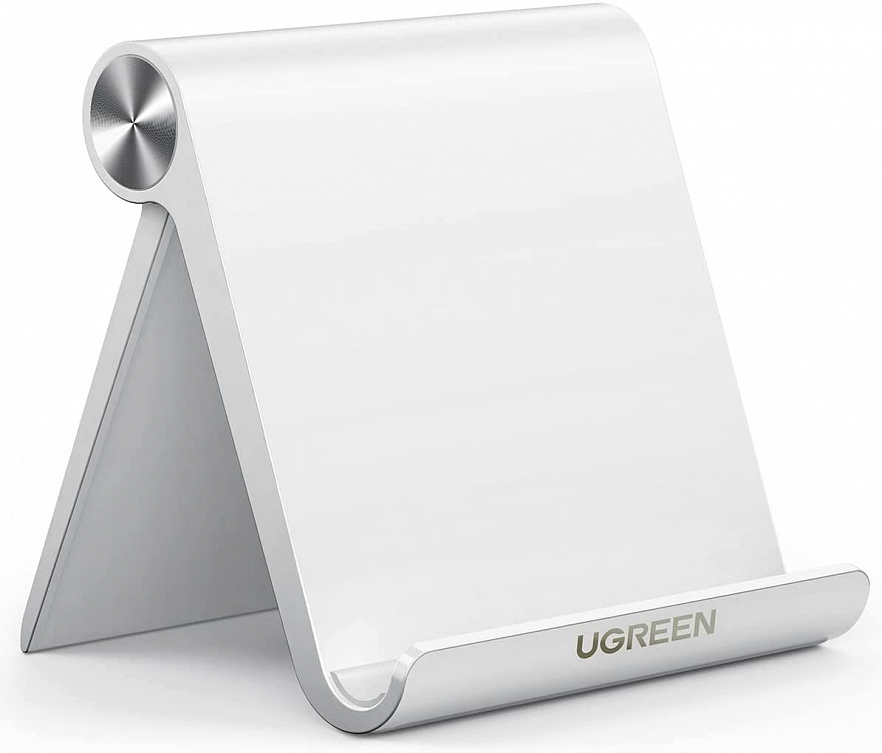 Подставка Ugreen LP115 (30485) Multi-Angle Adjustable Portable Stand для телефонов и планшетов белая