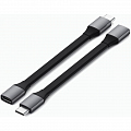 Кабель Satechi USB-C Mini Extension Cable (12 см) чёрный/серый (ST-TCECM) 