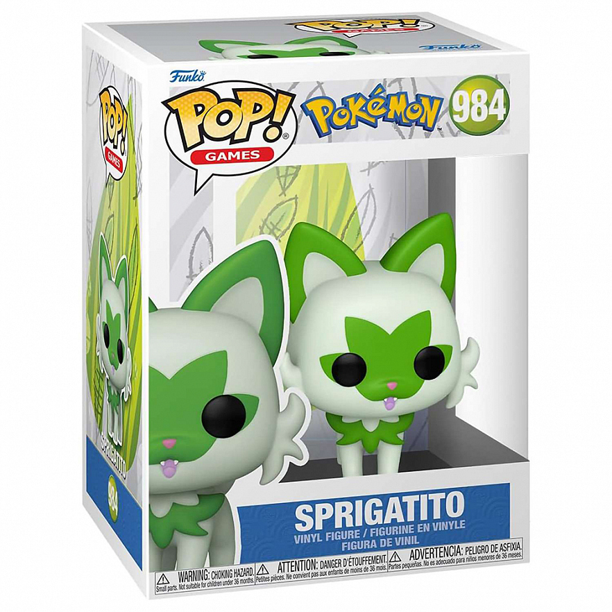 Фигурка Funko POP! Games Pokemon Sprigatito (EMEA) (984) 75191
