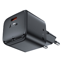 Сетевое зарядное устройство Acefast A77 Mini PD30W GaN USB-C Charger чёрный (AF-A77-BK)