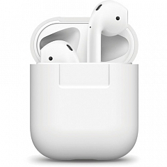 Чехол Elago Silicone Case для AirPods белый