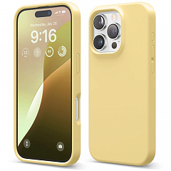 Чехол Elago Premium Silicone для iPhone 16 Pro Max жёлтый (Yellow)