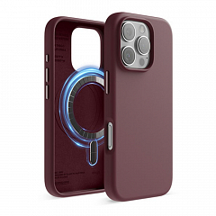 Чехол Elago Soft silicone (Liquid) с MAGSAFE для iPhone 16 Pro Max Бургундский (Burgundy)